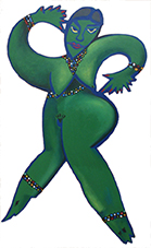 Femme verte.